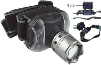 The best sell 3W LED Solar Headlamp Emergency led headlamp Most Popular