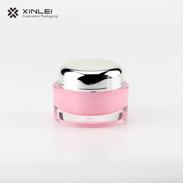 15g Ellipse Shape Care Cream Acrylic Jar