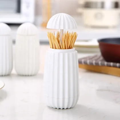 Wholesale White Plastic Toothpick Holders for Homes, Restaurants, and Hotels