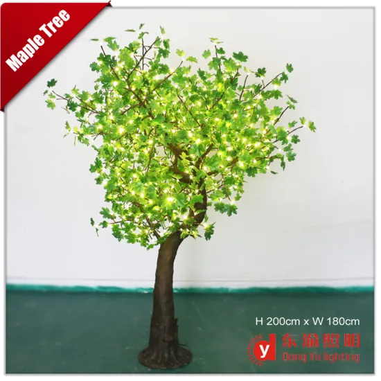 7ft LED Wedding Artificial Maple Tree With Factory Wholesale Price
