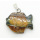 pendentif oeil de poisson forme jaune Tiger