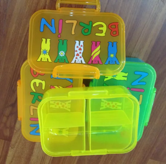 10000 ml Printed Plastic Lunch Box