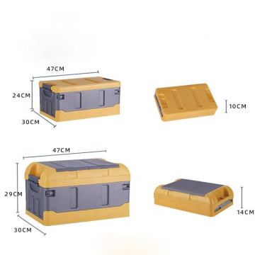 Outdoor Camping Folding Storage Box for Trunk: Clothes and Toys Organizer