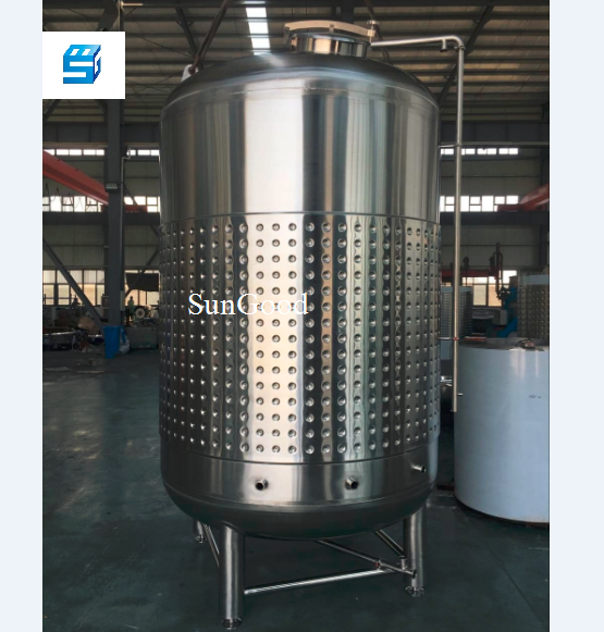 Red Wine Fermentation Tank With Cooling Jacket