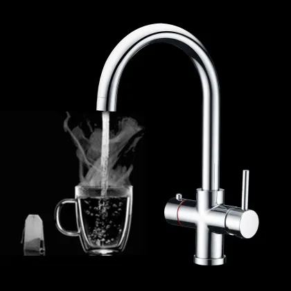OEM Brass Kitchen Instant Hot Faucet - Boiling Water Tap 3in1/4in1