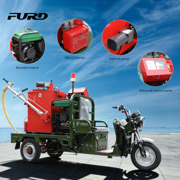 Crack Sealing Machine 120L Self-propelled and Trailer Type Asphalt Crack Filler