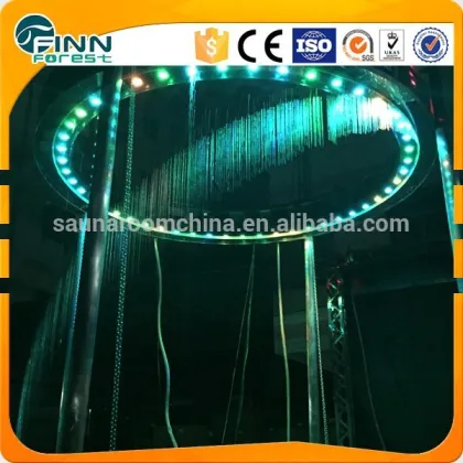 Daimeter 5m feng shui digital water clocks graphical waterfall curtain