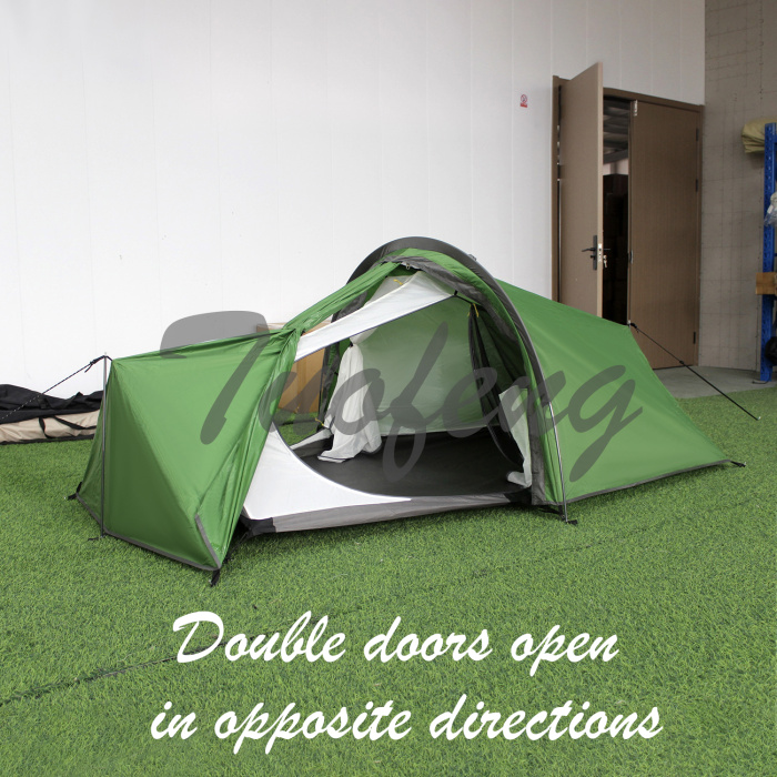 ਲਾਈਟਵੇਟ ਅਲਮੀਨੀਅਮ ਦੇ ਖੰਭੇ ਬੈਕਪੈਕਿੰਗ ਟੈਂਟ