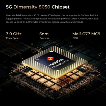 Newest Oukitel WP30 Pro 5G, 12GB+512GB, IP68/IP69K, 6.78 inch + 1.8 inch, MediaTek Dimensity 8050 Octa-core 3.0GHz Smart Phone