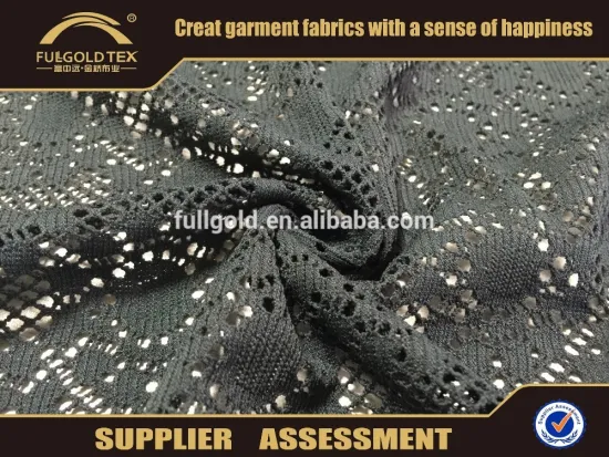 2016 fashion fabric knitting fabric like lace net mesh screen heavy thick in keqiao fullgold