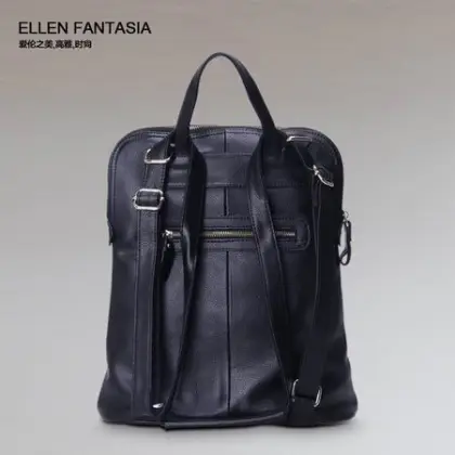 Genuine Leather Backpack (EF8761)