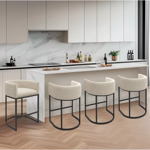 Modern Semi-Circular Bar Chair for Family