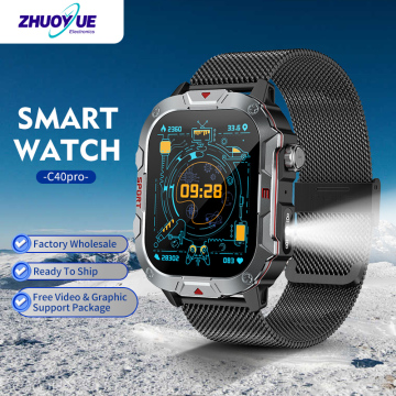 2025 Full Touch Screen Fitness Smartwatch with Bluetooth & Waterproof Features