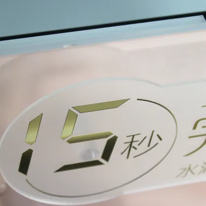 Apex pink counter acrylic cosmetics display design showcase