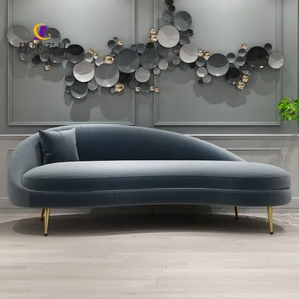 Imperial Concubine Chair: Simple Luxurious Fabric Lounge Sofa for Small Spaces