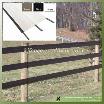 Electrified flex rail horse fence