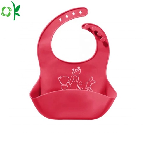 Nyaste Vattentät Silicone Baby Bib för måltid