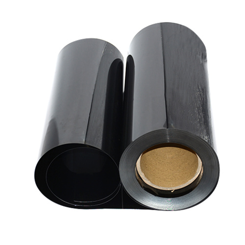 0.08-1mm black PVC films rolls for food trays