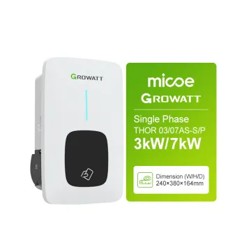 Growatt THOR 07AS-S/P 3KW/7KW Single Phase Electric Vehicle Charging Station with Solar Integration