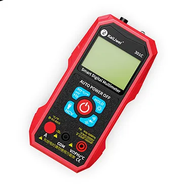 Smart NCV LED Digital Multimeter 301: AC/DC Voltage Tester & USB Charging Station