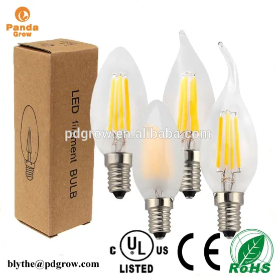 85-265V LED bulbs LED filament bulbs LED window Candle Light 110LM/W dimmable or not