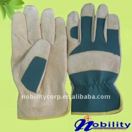 pig grain leahter machanical or sport gloves