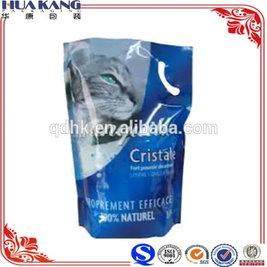 High quality plastic silica gel cat litter bag