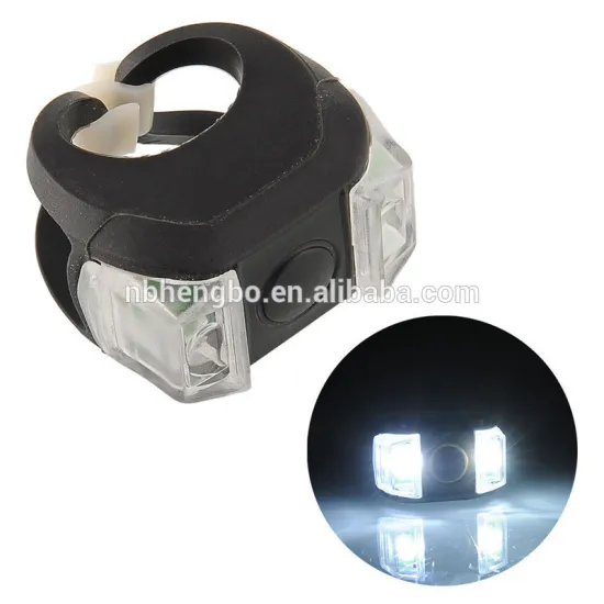 Hight Quality Colorful Mini Bike Light Silicone 2 LED Mini LED Bike Light