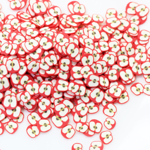 Vendita all&#39;ingrosso nuova mini fetta di argilla polimerica di frutta per ciondoli decorativi artigianali fatti a mano ornamenti di melma gioielleria