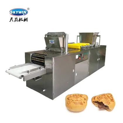 Skywin Hello Panda Filled Biscuit Jam Chocolate Injection Machine
