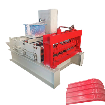Máquina de flexión de curvas de arco hidráulico para paneles de techo de metal