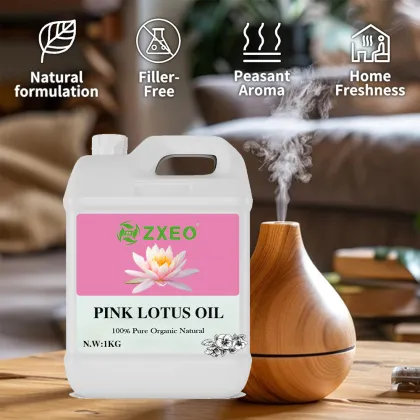 Natural Organic Pink Lotus Oil Therapeutic Grade Pink Lotus Flower Essential Oil