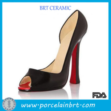 Charming black high-heels wine holder