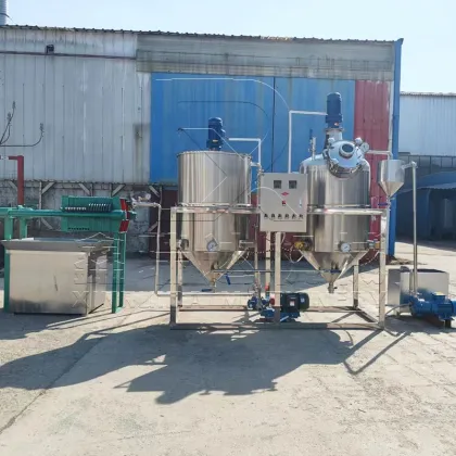 Automatic Edible Oil Refinery Machine for Peanut, Sunflower, Soybean, and Palm Oils