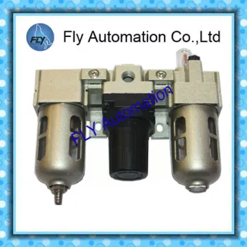 Metal Guard 25μm Smc Modular Air Filter Regulator Lubricator Ac2000g 
