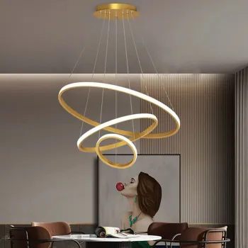 Modern Gold Pendant Light Chandelier - Luxurious Hanging Decor