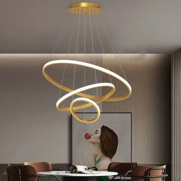 Modern Gold Pendant Light Chandelier - Luxurious Hanging Decor