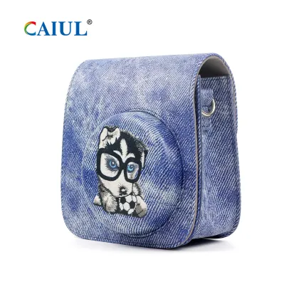 Husky Pattern Instax Mini 9 Camera Bag