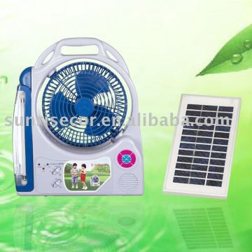 8'' Solar Rechargeable fan