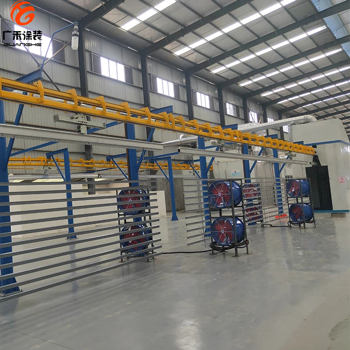 Auto Powder Coating Spray Paint Machine Production Line