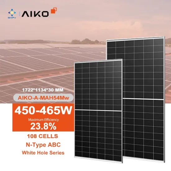 Aiko ABC White Hole Series: High Efficiency N-Type 108 Cell Solar Panels for Home Use - Available in 450W, 455W, 460W, and 465W