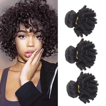 X-TRESS 4 Pcs/Pack Synthetic Hair Weave Bundles Natural Black Funmi Hair Extensions For Head Heat Resistant Fiber Hair Bundles