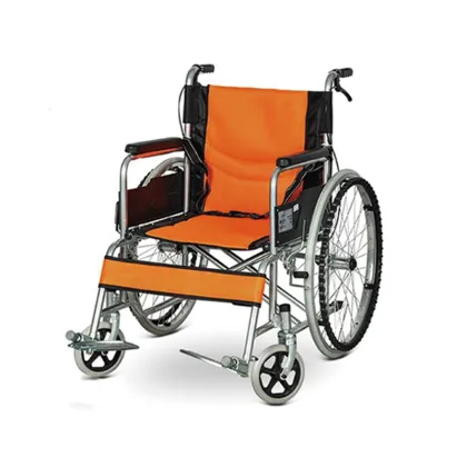 steel wheelchair manual outdoor lightweight wheelchair