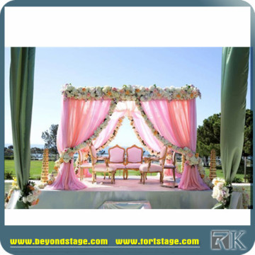Aluminum Pipe and Drape/Beautiful church curtains Wedding Backdrop Decoration