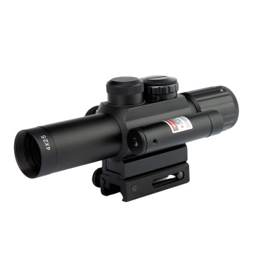 Spike 4x25 M6 Red Laser Scope with Mount