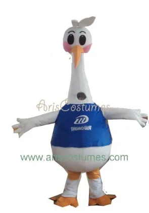 bird mascot costume advertising mascot
