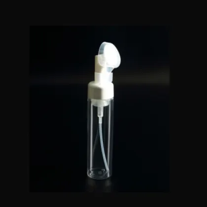 250ml plastic PET cylinder shaving foaming pump bottle foaming bottle