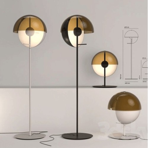 LEDER Nightstand Metal Floor Lamps