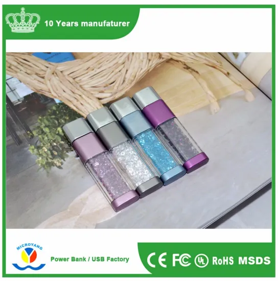 Lover Gift 8gb Unique Crystal USB Flash Drive 2.0 Memory LED Light Pen Drive