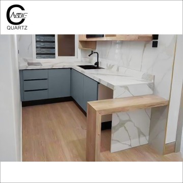 Factory Engineered Quartz Countertops for Kitchen and Bathroom